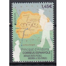 Andorra Española Correo 2020 Edifil 496 ** Mnh  Europa