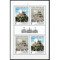 Chequia - Correo 2019 Yvert 912/3 pliego ** Mnh Castillos