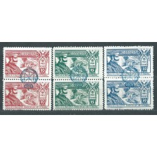 Requetes Galvez 14/16 ** Mnh Pareja Vertical con escudo de Navarra Invertida en azul