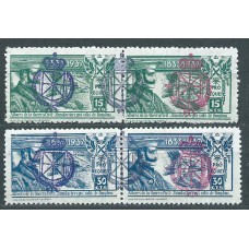 Requetes Galvez 15/16 ** Mnh Parejas Horizontales con Escudo de Navarra en 3 colores