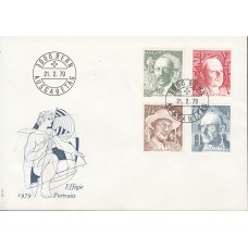 Suiza Sobre Primer Dia FDC Yvert 1080/83 Pintura 1979