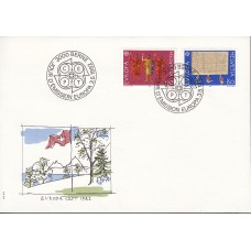 Suiza Sobre Primer Dia FDC Yvert 1150/1 Europa 1982