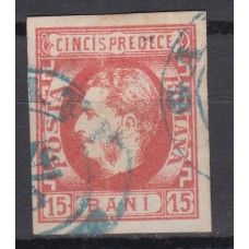 Rumania - Correo 1869 Yvert 23 usado Principe Carlos