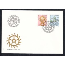 Suiza Sobre Primer Dia FDC Yvert 1178/9 Europa 1983