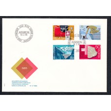 Suiza Sobre Primer Dia FDC Yvert 1219/22 Efemerides 1985