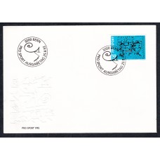 Suiza Sobre Primer Dia FDC Yvert 1410 Deportes 1992