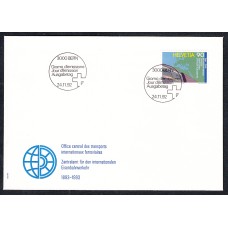 Suiza Sobre Primer Dia FDC Yvert 1416 Transportes 1992