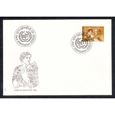 Suiza Sobre Primer Dia FDC Yvert 461 Servicio Genova 1983