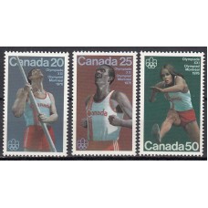 Canada - Correo 1975 Yvert 571/3 ** Mnh  Olimpiadas Montreal