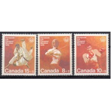 Canada - Correo 1975 Yvert 576/8 ** Mnh Olimpiadas Montreal