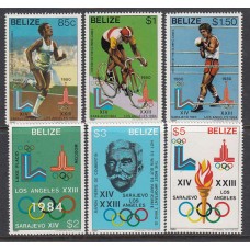 Belize - Correo Yvert 527/32 ** Mnh Deportes