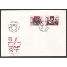 Liechtenstein Sobre Primer Dia FDC Yvert 732/3 Europa CEPT 1982