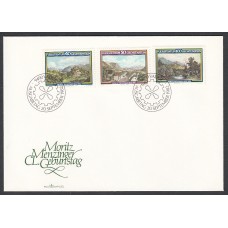 Liechtenstein Sobre Primer Dia FDC Yvert 747/9 Paisajes 1982