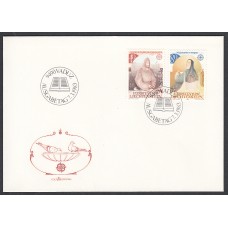 Liechtenstein Sobre Primer Dia FDC Yvert 757/8 Europa CEPT 1983