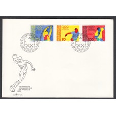 Liechtenstein Sobre Primer Dia FDC Yvert 787/9 Deportes 1984