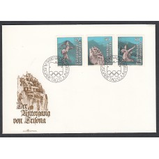 Liechtenstein Sobre Primer Dia FDC Yvert 784/6 Efemerides 1984