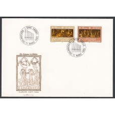 Liechtenstein Sobre Primer Dia FDC Yvert 807/8 Europa Cept 1985