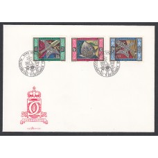 Liechtenstein Sobre Primer Dia FDC Yvert 831/3 Navidad 1985