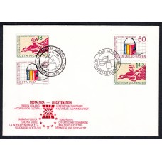 Liechtenstein Sobre Primer Dia FDC Yvert 886/7 Cultura 1988