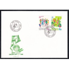 Liechtenstein Sobre Primer Dia FDC Yvert 901/2 Europa CEPT 1989