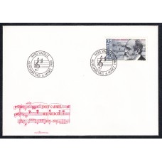 Liechtenstein Sobre Primer Dia FDC Yvert 904 Musica 1989