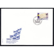 Liechtenstein Sobre Primer Dia FDC Yvert 967 Realeza Coronas 1991