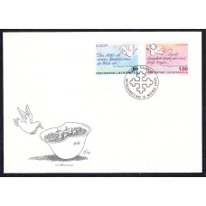 Liechtenstein Sobre Primer Dia FDC Yvert 1044/5 Europa CEPT 1995