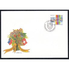 Liechtenstein Sobre Primer Dia FDC Yvert 1056 Flora 1995