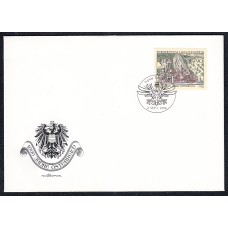 Liechtenstein Sobre Primer Dia FDC Yvert 1078 Paisajes Escudos 1996
