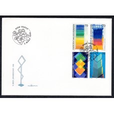 Liechtenstein Sobre Primer Dia FDC Yvert 1108/11 Pinturas 1998