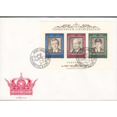 Liechtenstein Sobre Primer Dia FDC Yvert Hb 16 Personajes 1988