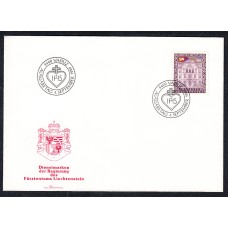 Liechtenstein Sobre Primer Dia FDC Yvert Servicio 69 1989