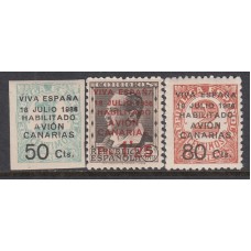 Canarias Correo 1936 Edifil 4A/7 ** Mnh