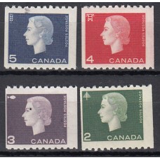 Canada - Correo 1962 Yvert 329a/32a ** Mnh  Isabel II
