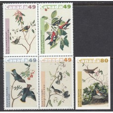 Canada - Correo 2004 Yvert 2076/80 ** Mnh  Fauna aves