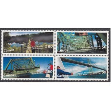 Canada - Correo 2005 Yvert 2152/5 ** Mnh  Puentes