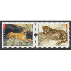Canada - Correo 2005 Yvert 2180/4 ** Mnh  Fauna felinos