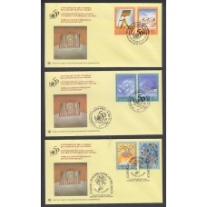 Naciones Unidas - Sobre Primer Dia FDC Yvert 773/4 368/9 286/7 - 1998