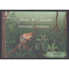 Indonesia - Hojas Yvert 287 ** Mnh  Fauna y flora