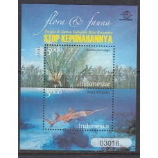 Indonesia - Hojas Yvert 294 ** Mnh  Fauna y flora