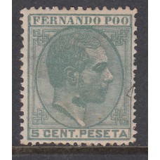 Fernando Poo Sueltos 1879 Edifil 2 * Mh