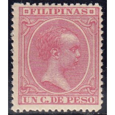Filipinas Sueltos 1894 Edifil 109 * Mh