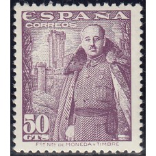 España Sueltos 1948 Edifil 1029 Castillo de la Mota ** Mnh