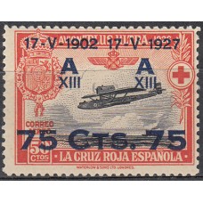España Sueltos 1927 Edifil 391 ** Mnh - Doblez