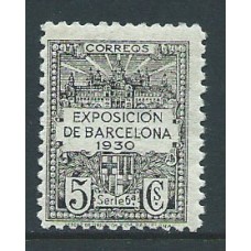 Barcelona Variedades 1929 Edifil 6ef * Mh Falta color de Fondo