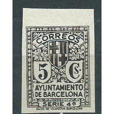 Barcelona Variedades 1932 Edifil 11efs ** Mnh Unicolor sin dentar