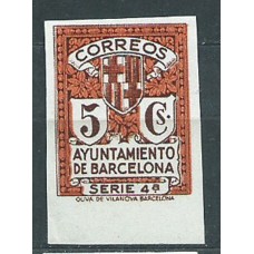 Barcelona Variedades 1932 Edifil 12egs ** Mnh Unicolor sin dentar