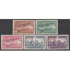 España Sueltos 1931 Edifil 630/34 ** Mnh