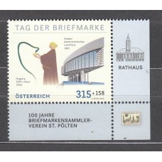Austria Correo 2020 Yvert 3413 ** Mnh 100 años Referendum