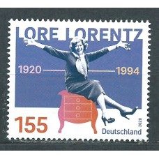 Alemania Federal Correo 2020 Yvert 3339 ** Mnh Lore Lorentz